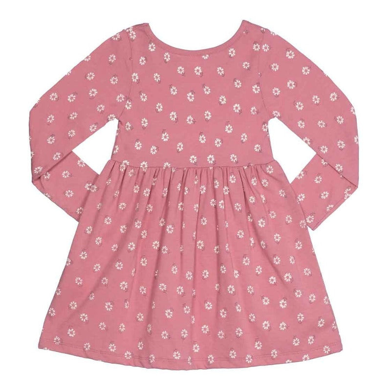 Vestido Manga Larga Para Toddler Niña