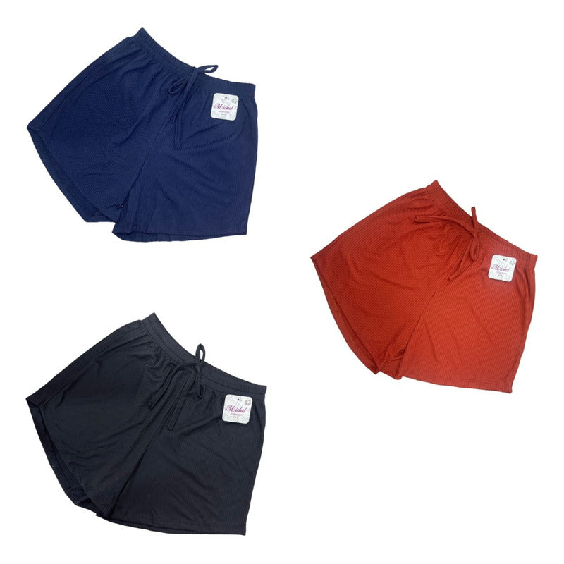 Paquete De 3 Short Michel Para Mujer Multicolor Unitalla
