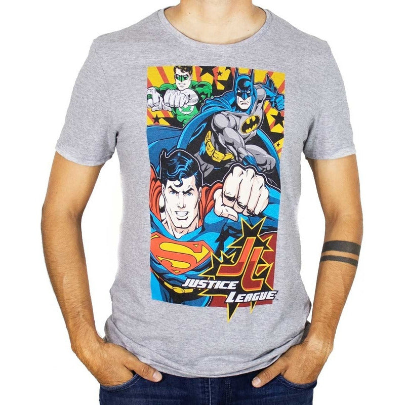 Playera Hombre Dc Comics