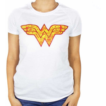 Playera Para Mujer Logo Wonder Woman