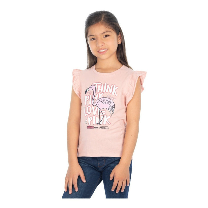 Blusa Tank Estampado Para Niña