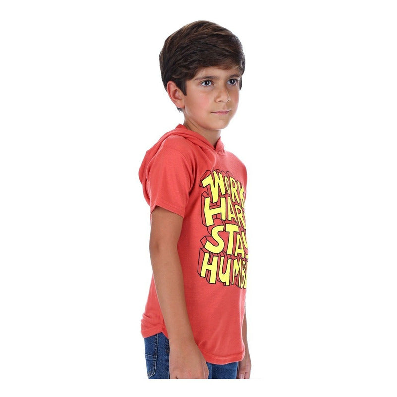 Playera Con Capucha Para Niño 877uf