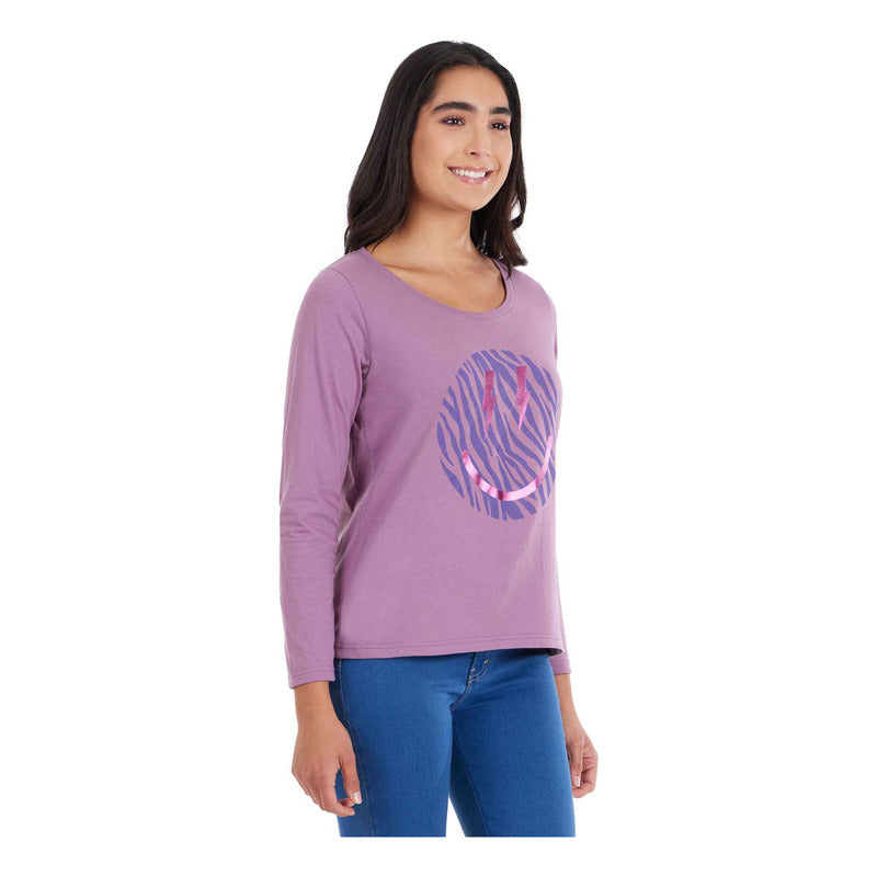 Playera Manga Larga Mujer 879yt