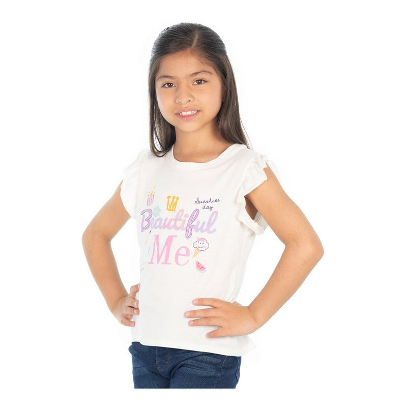 Blusa Tank Estampado Para Niña