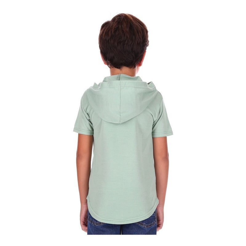 Playera Con Capucha Para Niño