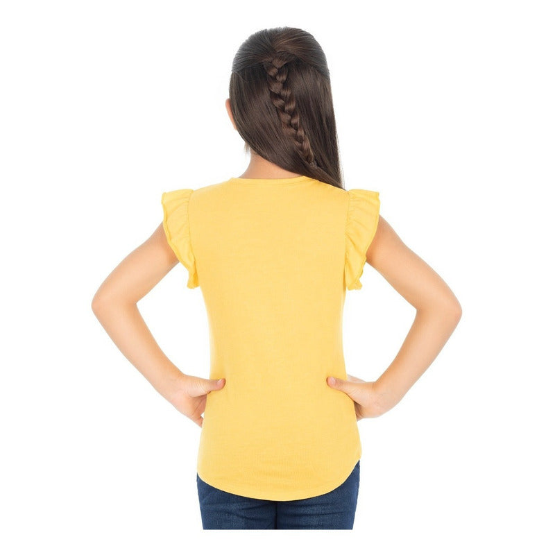 Blusa Tank Estampado Para Niña