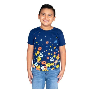 Playera Estampada Para Niño Varios Diseños Cuello Redondo