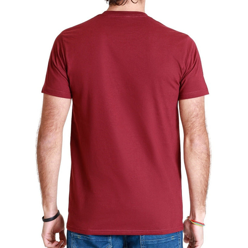 Playera Optima Basica Lisa Para Hombre