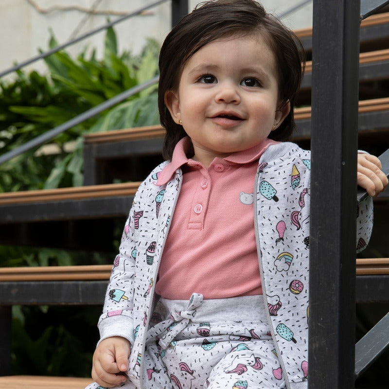 Sudadera Estampada Para Toddler Niña