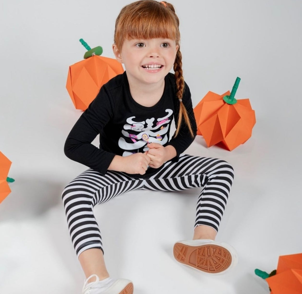Conjunto Brilla Oscuridad Halloween Toddler Niña