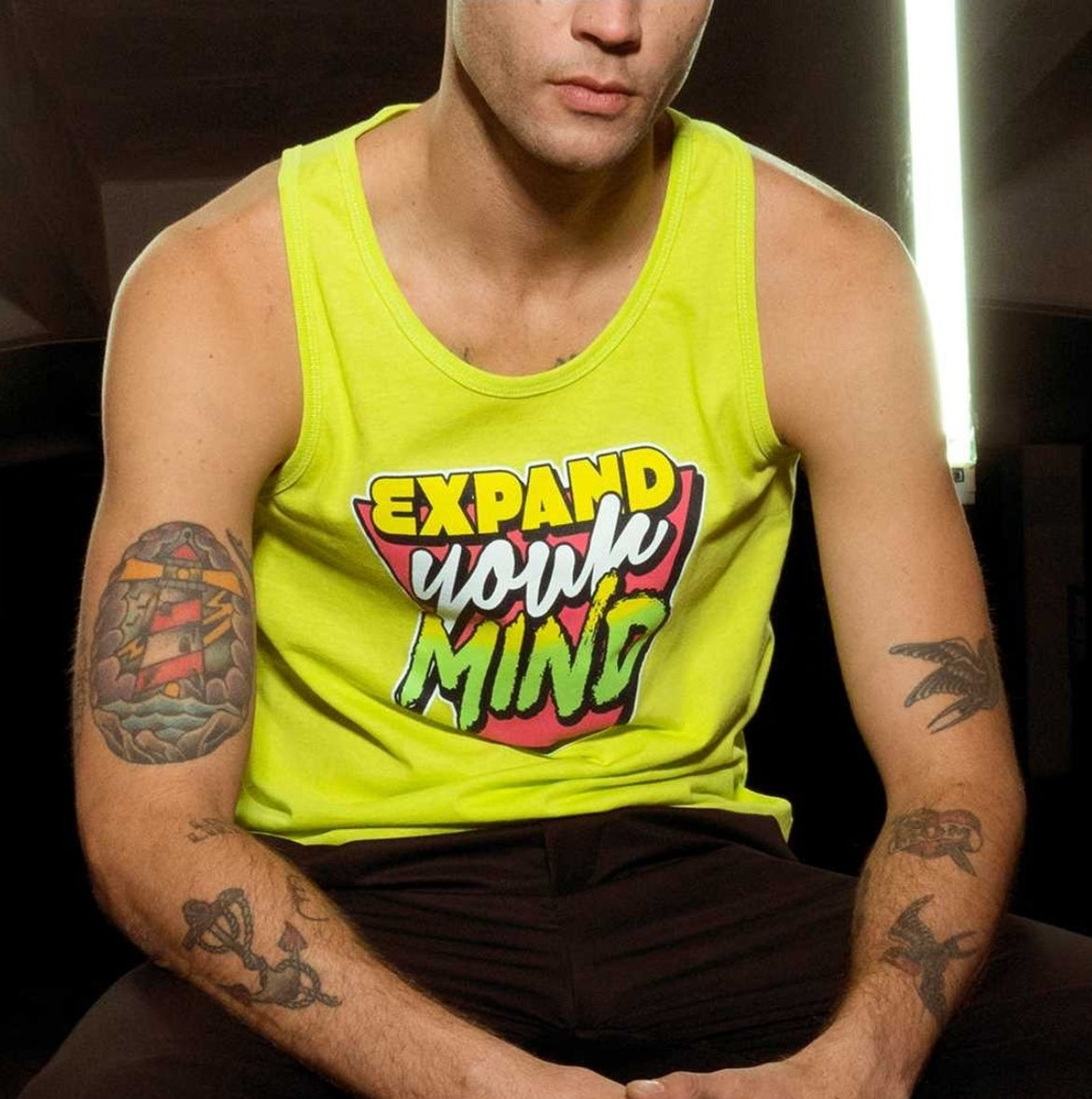 Tank Top Estampado Expand H875bp Para Hombre