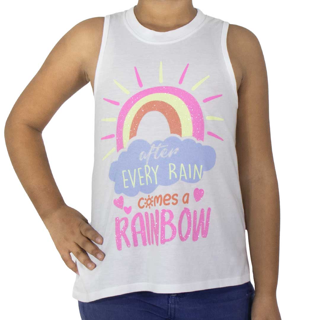 Tank Top Para Niña Juvenil Estampada Moda Edad 12 A 16 Años