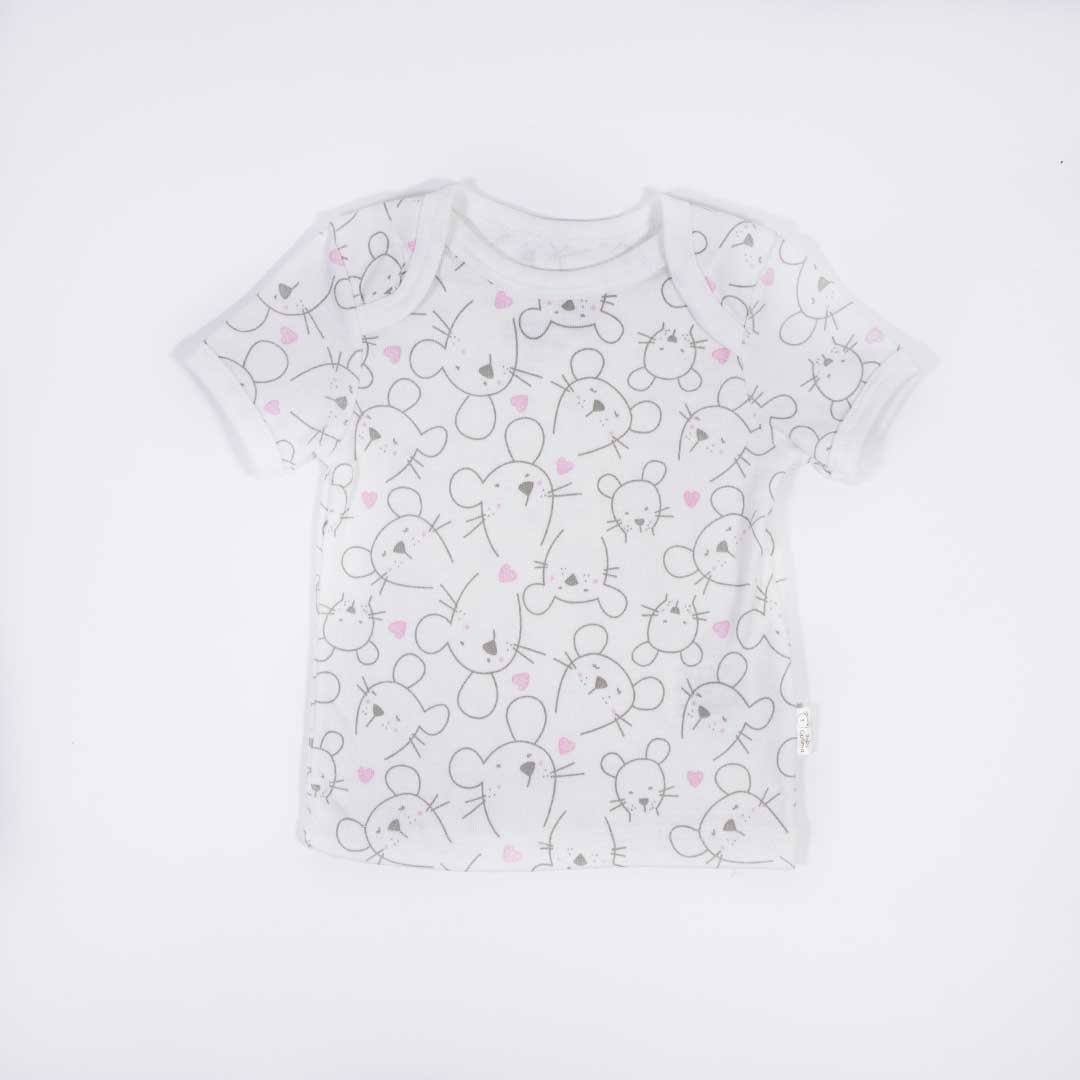 Playera Beba Basica Talla Bebos Meses