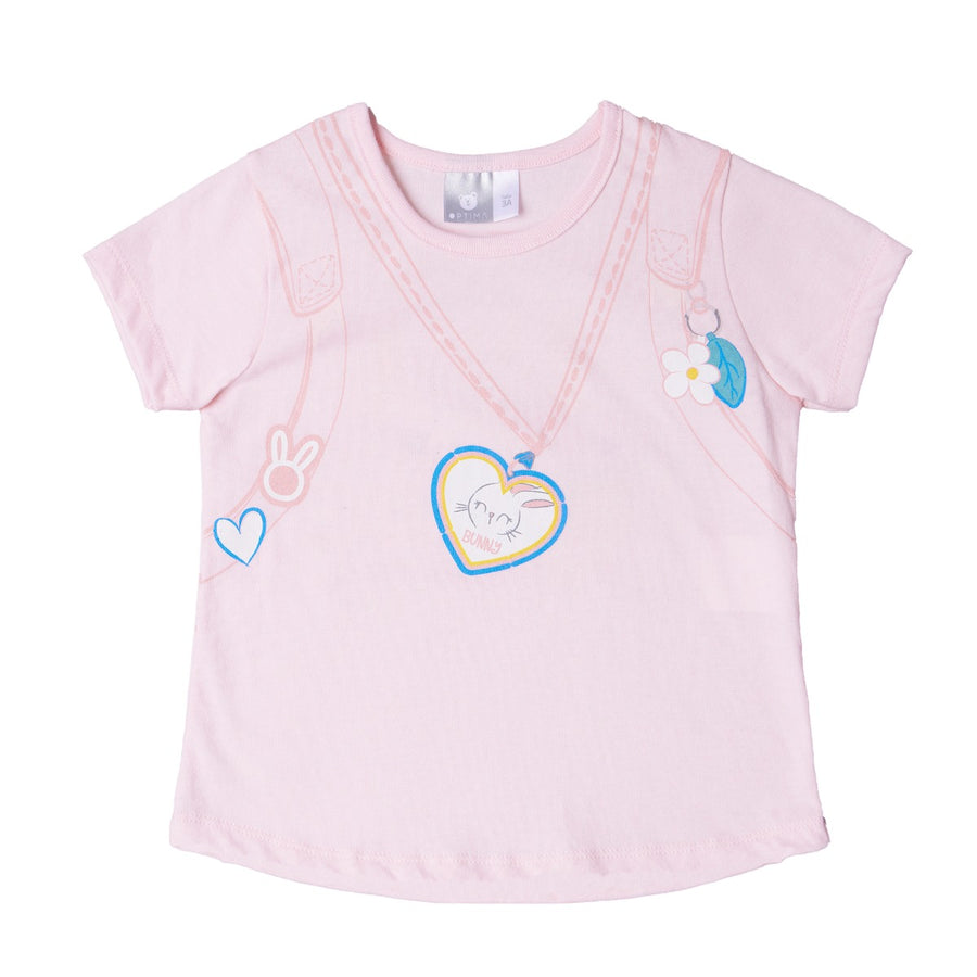 Playera Toddler Niña Est Mochila