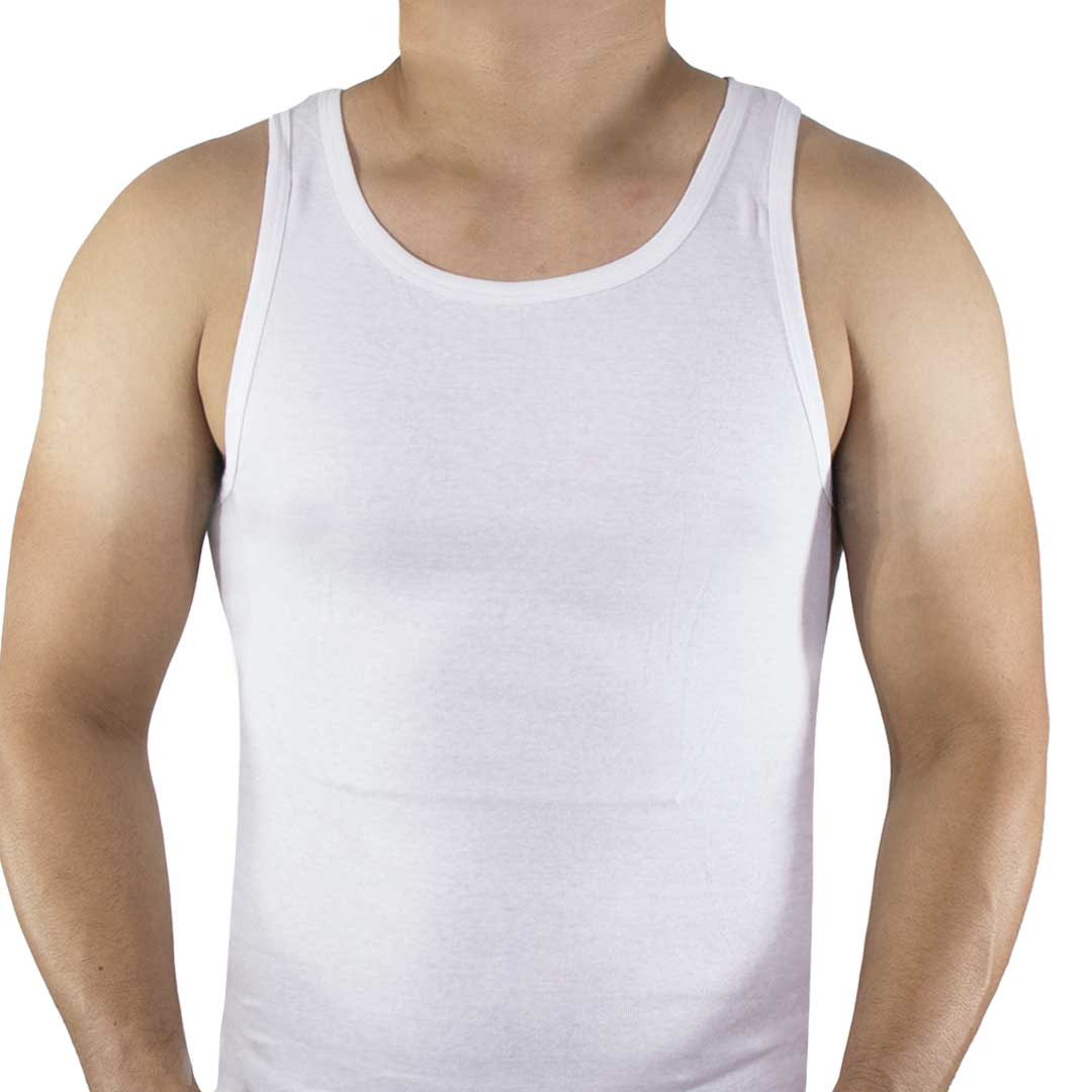 Playera Atlética Lisa Para Hombre Tank Top Basico