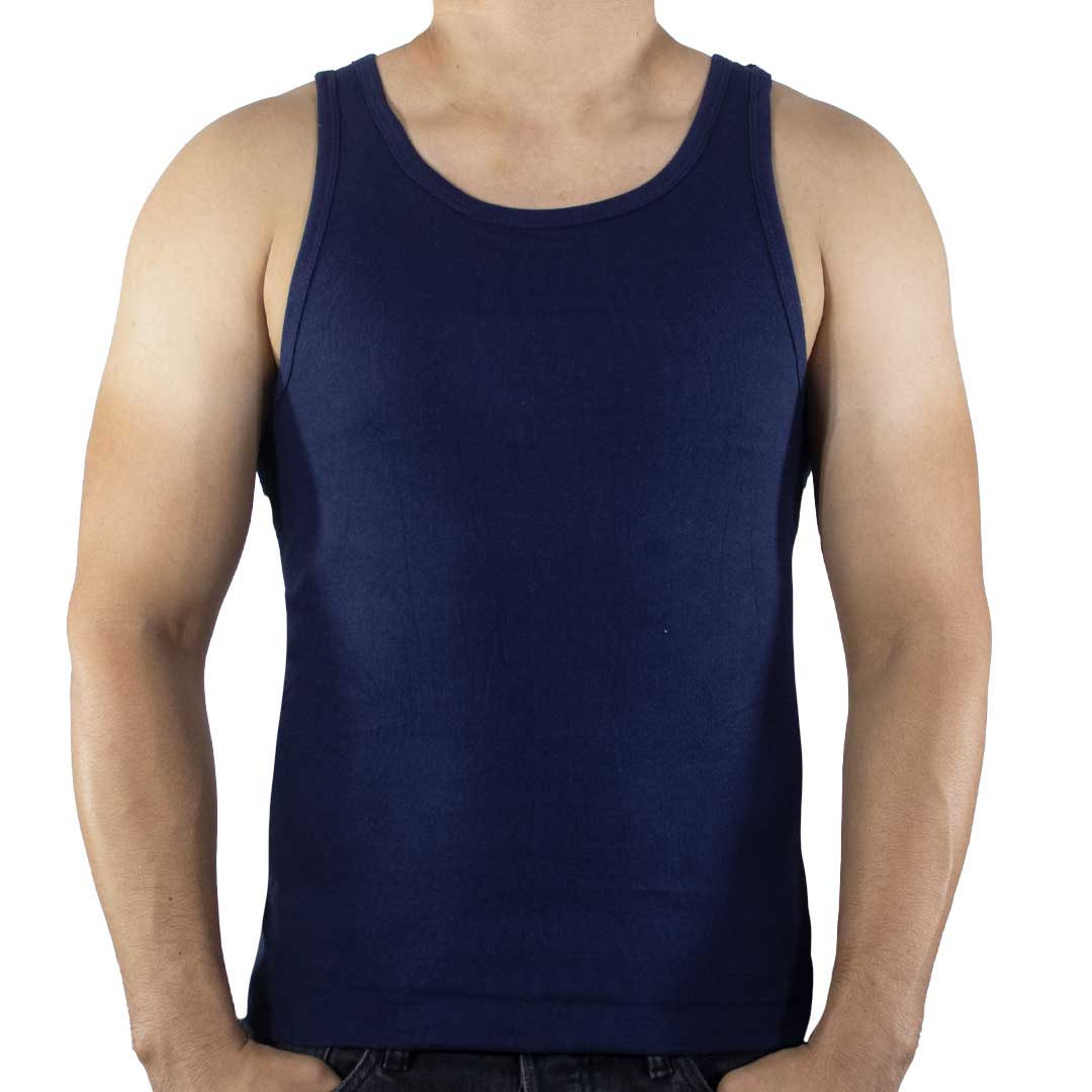 Playera Atlética Lisa Para Hombre Tank Top Basico
