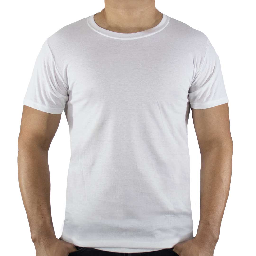 Playera Básica De Algodón Lisa Para Hombre