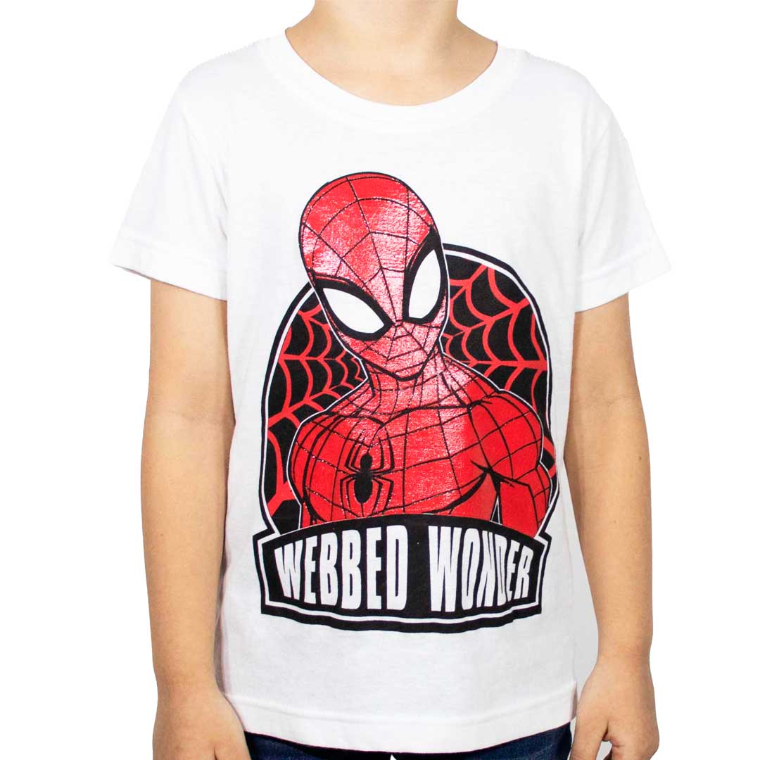 Playera Para Niño Marvel Spiderman Original Talla 4-10