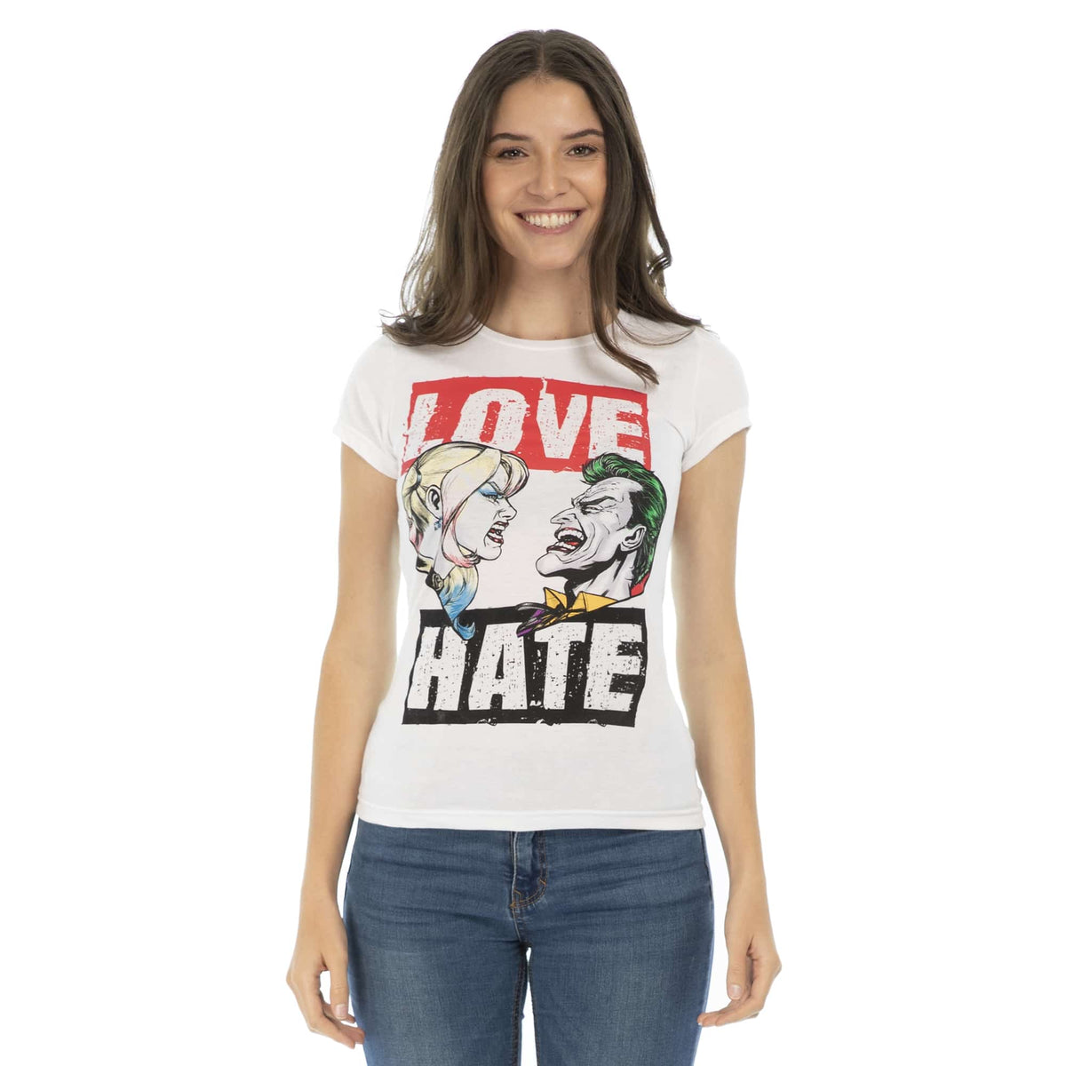 Playera Para Mujer Joker Love Hate Batman
