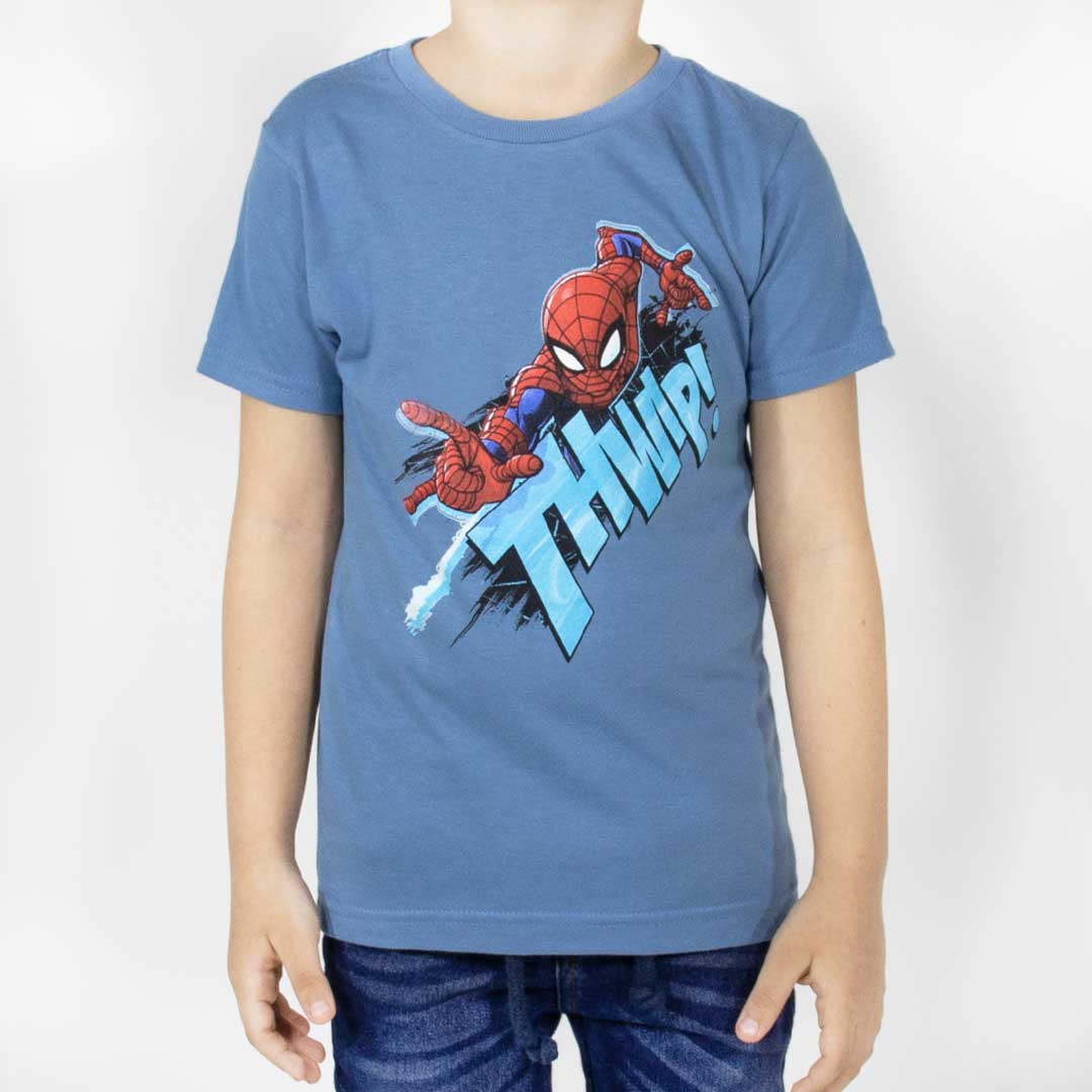  Marvel Body Spiderman para niño Talla 4 Azul, Azul