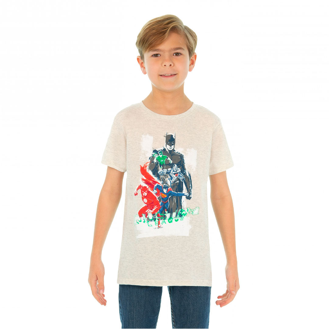 Playera Para Niño Dc Comics Original Talla 4-10