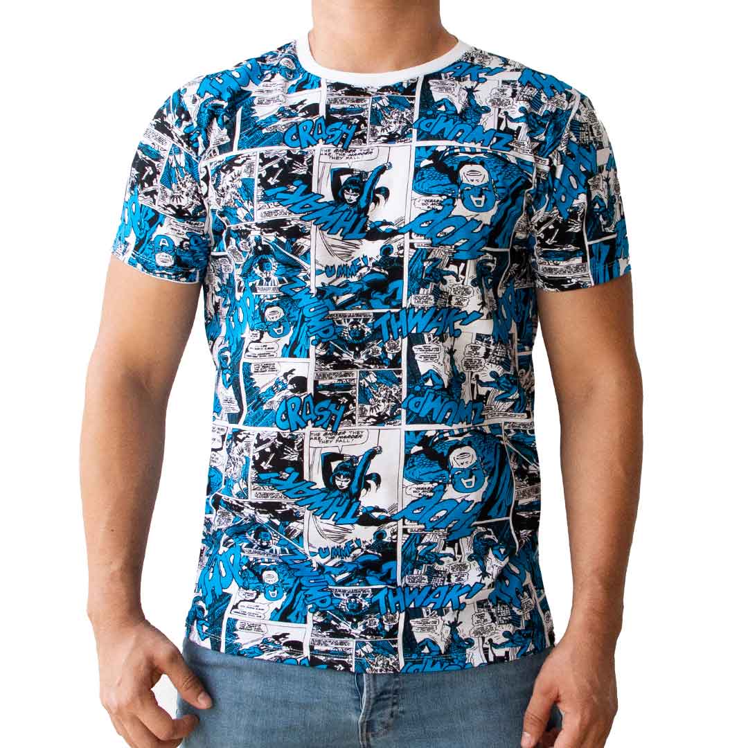 Playera Marvel Comics Para Hombre