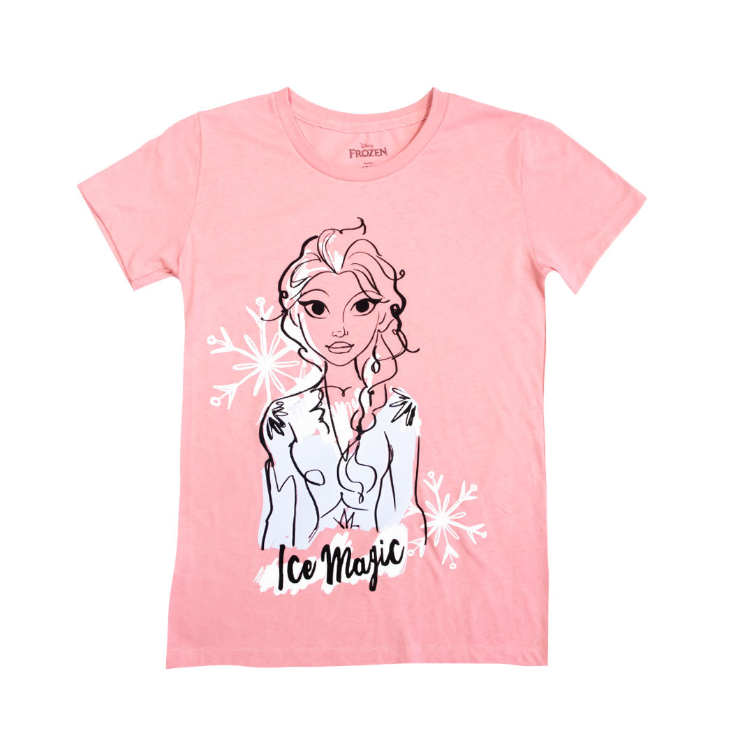 Playera Frozen Para Juvenil Niña