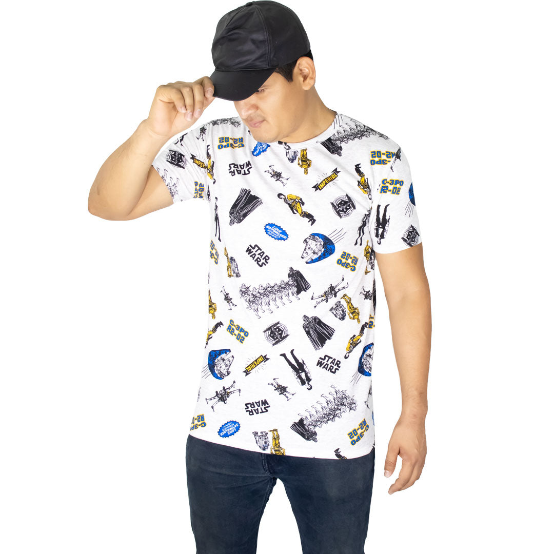 Playera Para Hombre Licencia Star Wars