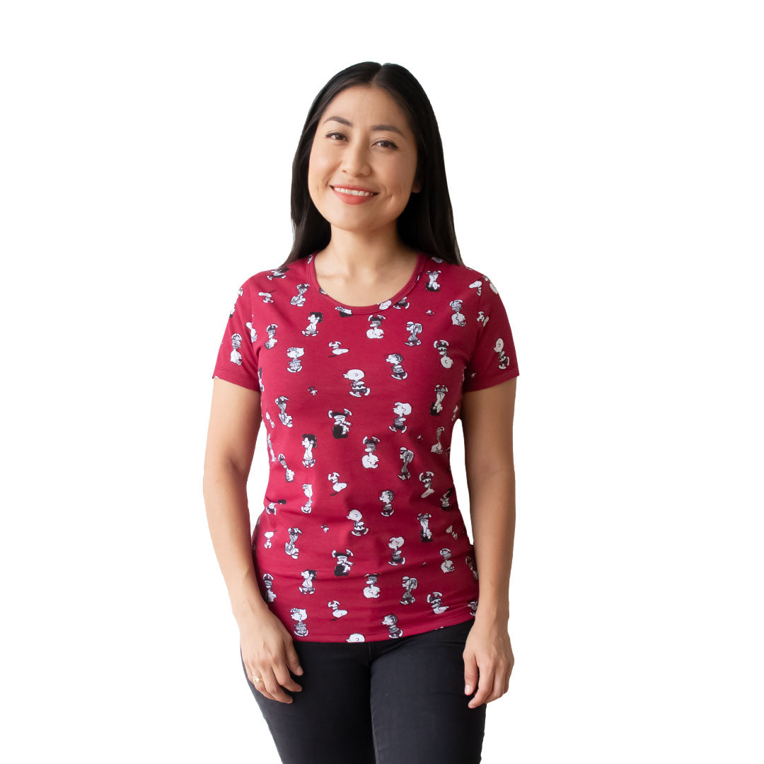 Playera Snoopy Penauts Para Mujer