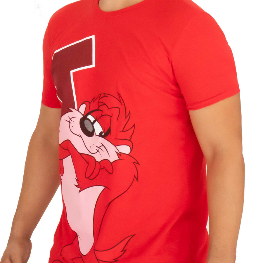 Playera Para Hombre Looney Tasmania 829ft