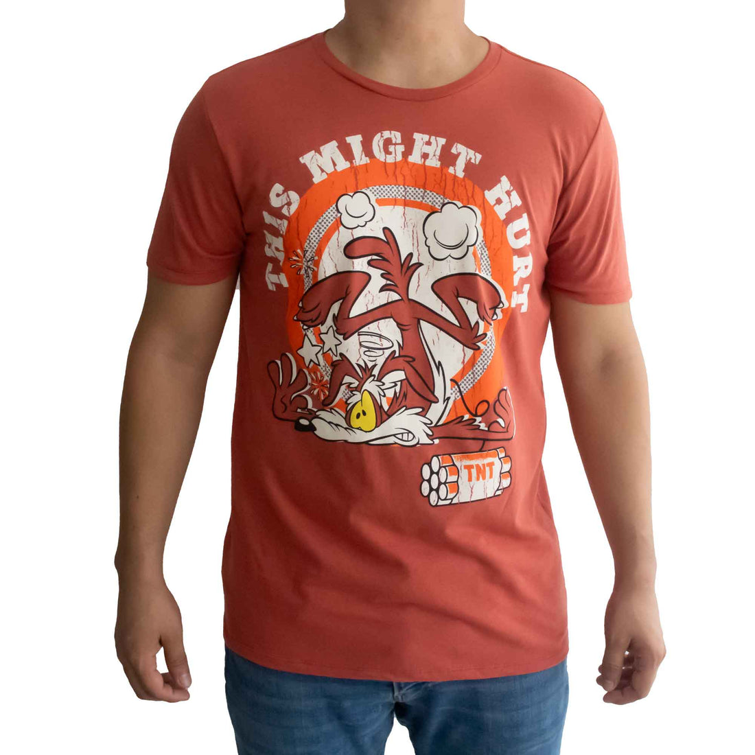 Playera Para Hombre Looney  Coyote