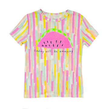 Playera Niña Est Sandia