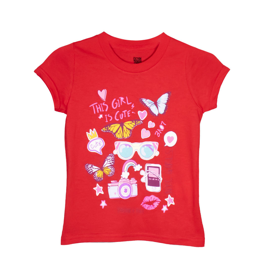 Playera Gear Estampado Diseños Para Niña