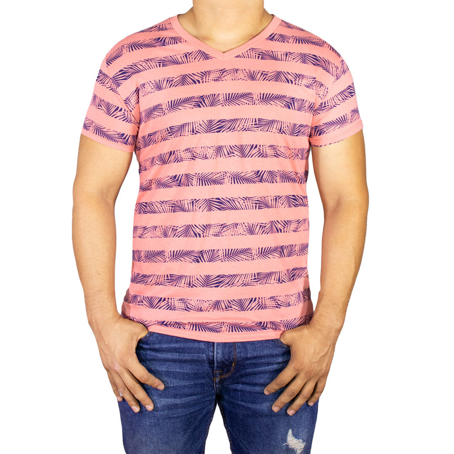 Playera Action Estampado Continuo Para Hombre