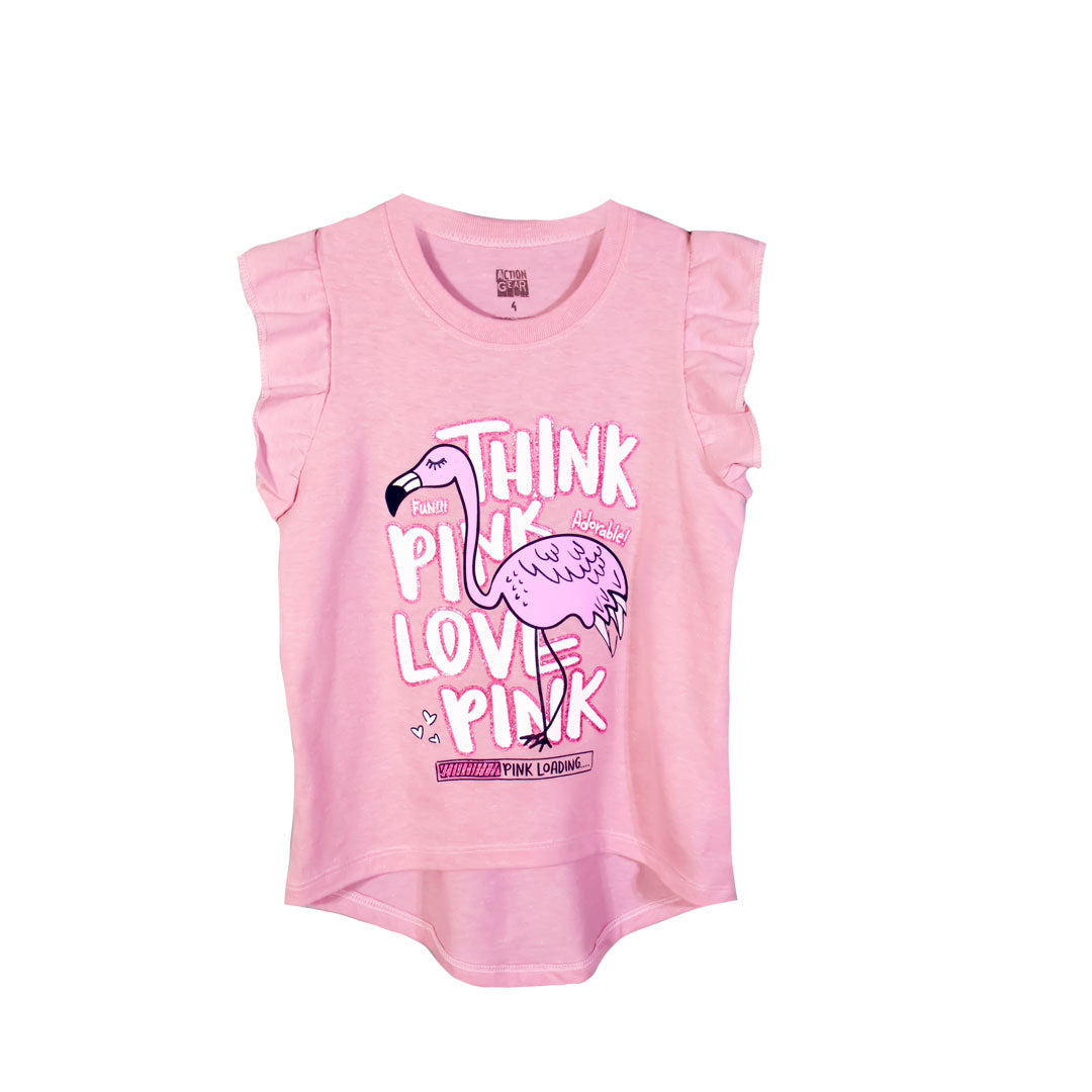 Blusa Tank Estampado Para Niña
