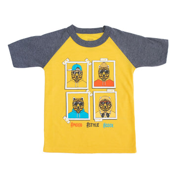 Playera Estampada Moda Pv Para Niño