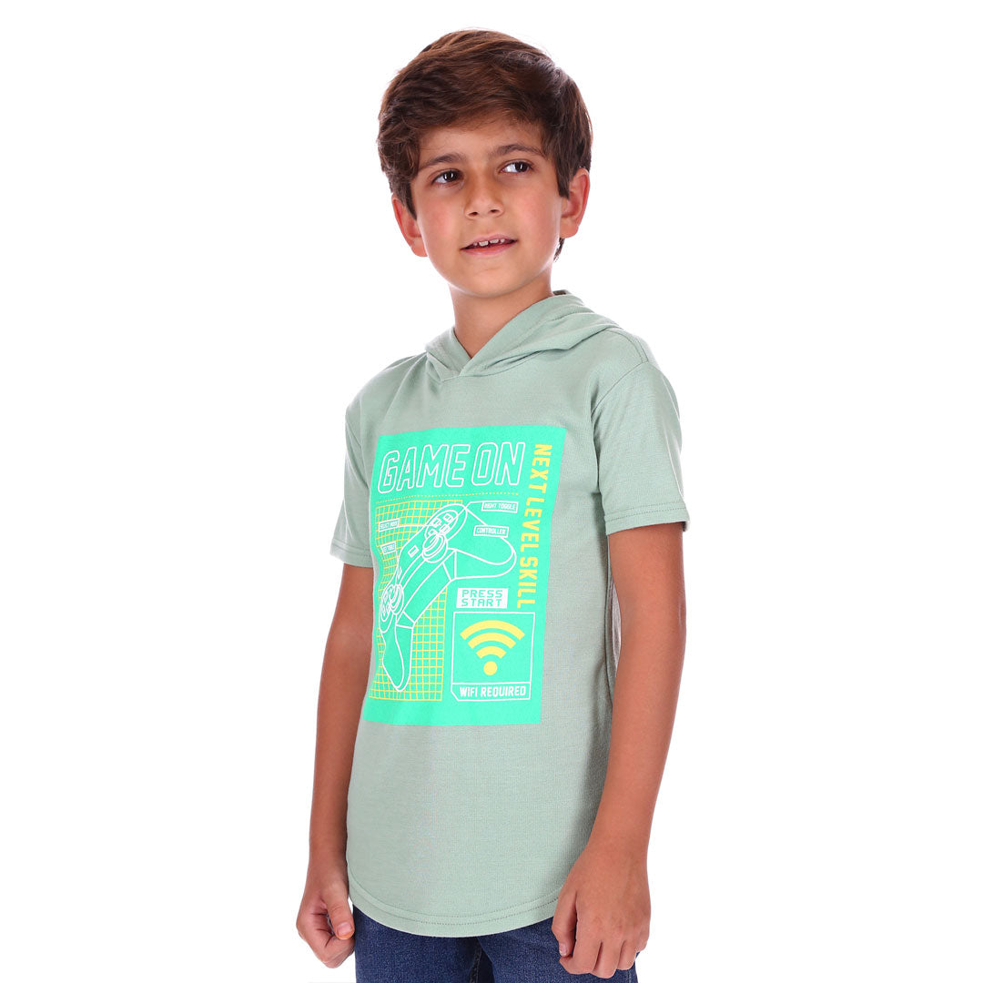 Playera Con Capucha Para Niño