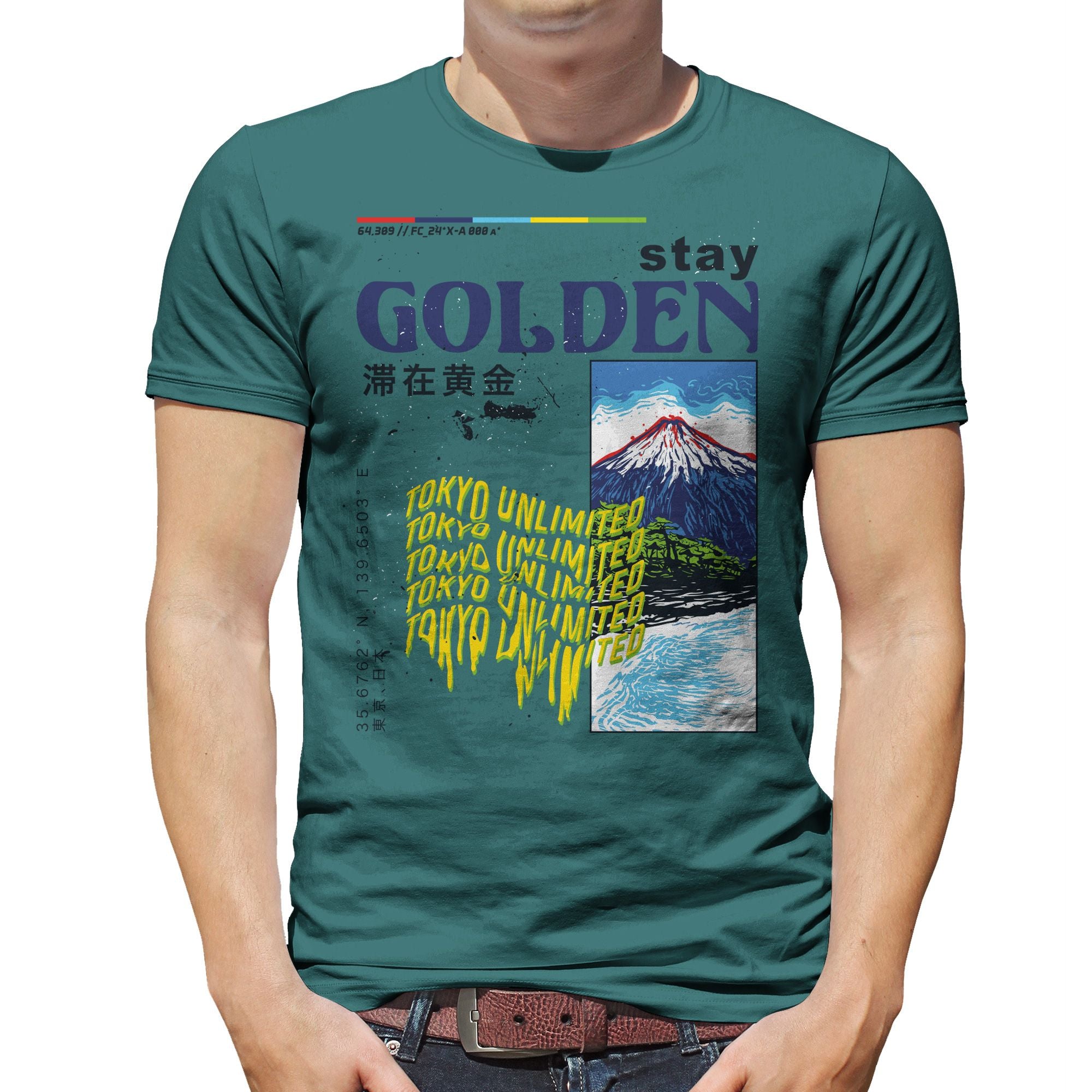 Playera Estampada 877ux Para Hombre