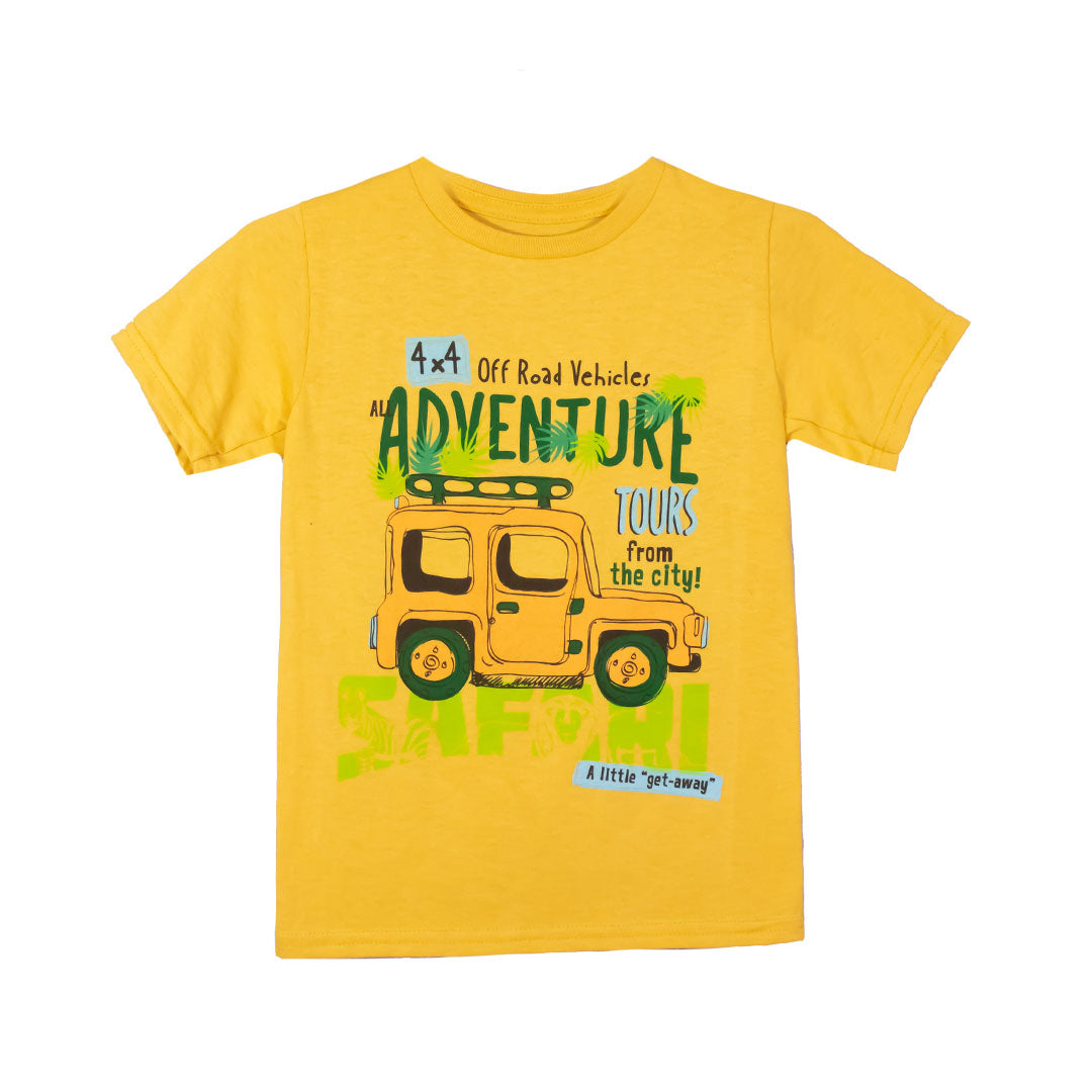 Playera Casual Con Diseños Para Niño