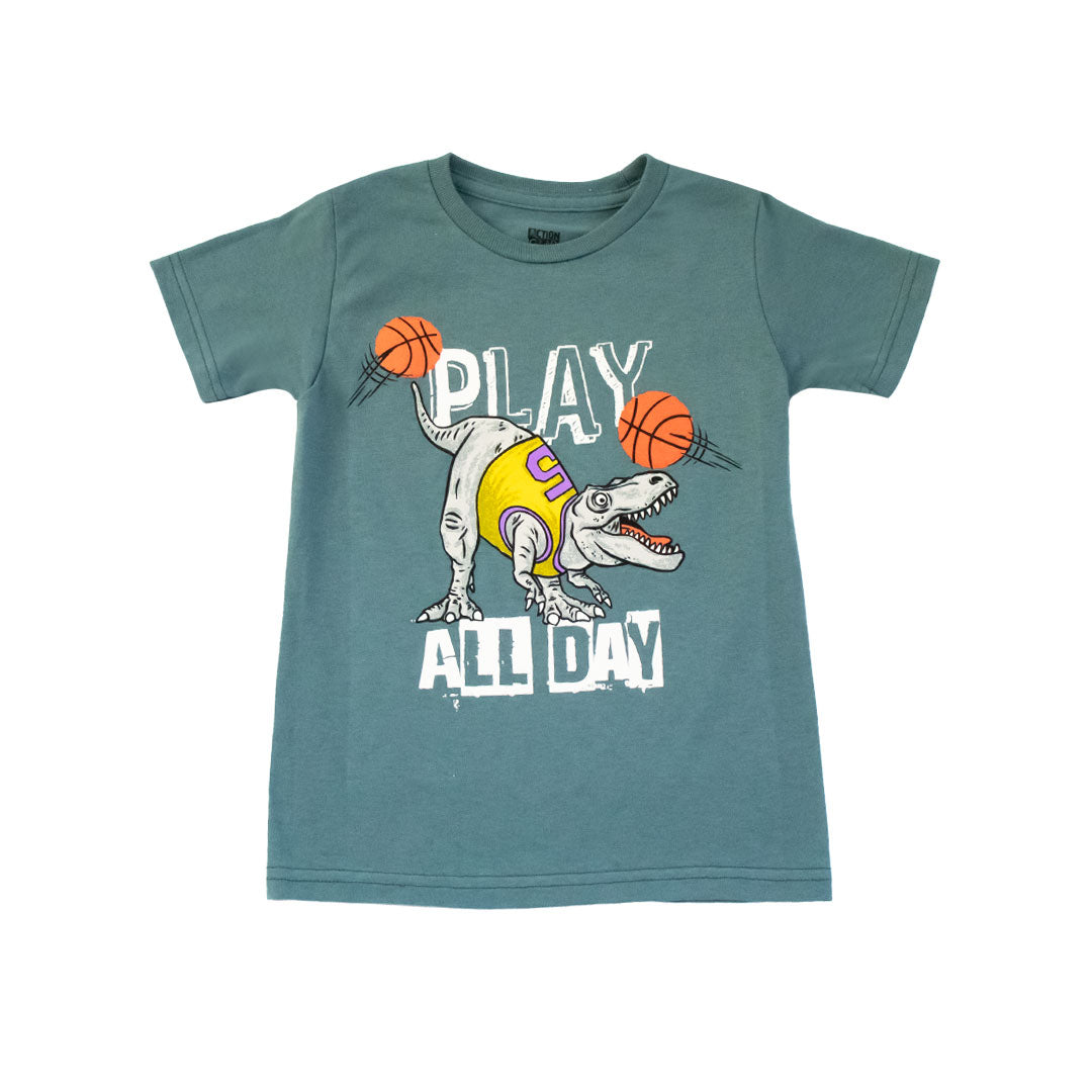 Playera Casual Estampada Gear Para Niño