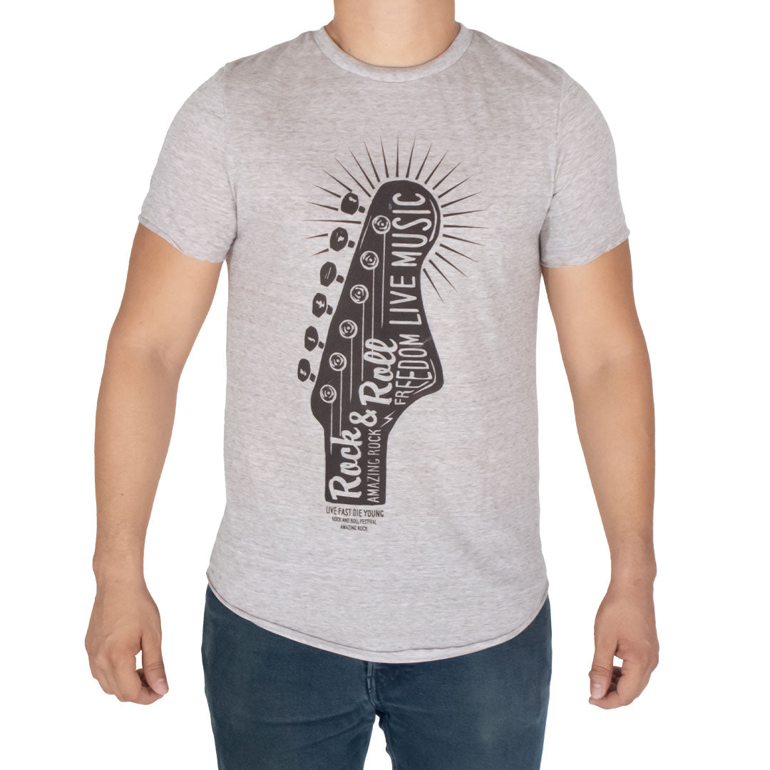 Playera Jaspe Manga Corta Para Hombre