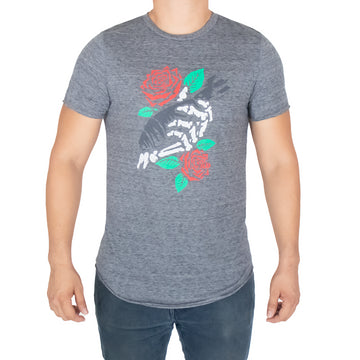 Playera Jaspe Manga Corta Para Hombre