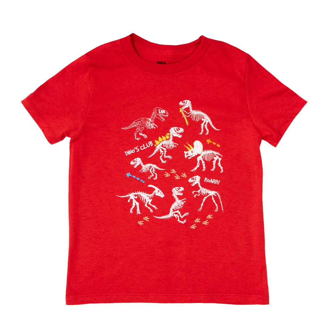 Playera Estampado Dino Club Para Niño