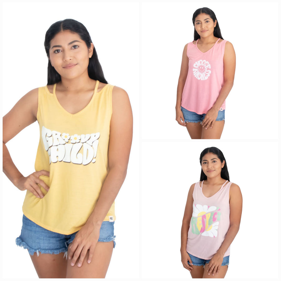 Tank Top Moda 879lk Para Mujer