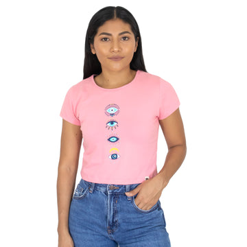 Crop Top Mujer Est Ojos