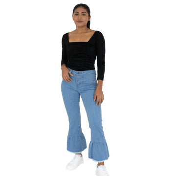 Mom Jeans Orilla Ancha