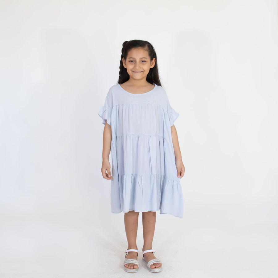 Vestido Est Olan Niña B6786