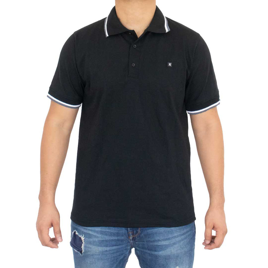 Playera Cuello Polo Basica Para Hombre