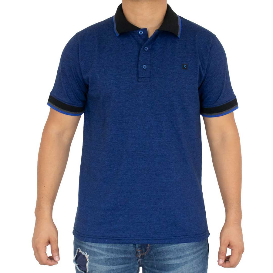 Playera Cuello Polo Basica Para Hombre