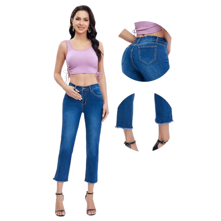 Jeans Mezclilla Liso Para Hombre – Kmoda Store